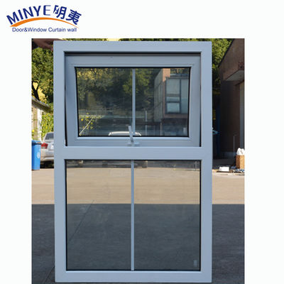 Cornice in UPVC e stile di design moderno finestrino a doppia vetrata temperata in bianco