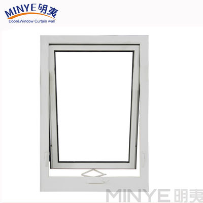 Cornice in UPVC e stile di design moderno finestrino a doppia vetrata temperata in bianco
