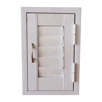 Anti-Mosquito Fibra di vetro Screen PVC Casement Shutter Finestra con hardware top cinese
