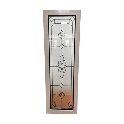 Progettazione di finestre d'angolo di balcone in alluminio con apertura orizzontale e telaio in vetro temperato