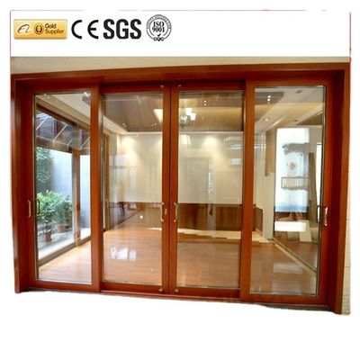 Porta di vetro in alluminio commerciale con design a bassa traccia e specchiatura in vetro da 5 mm a 12 mm