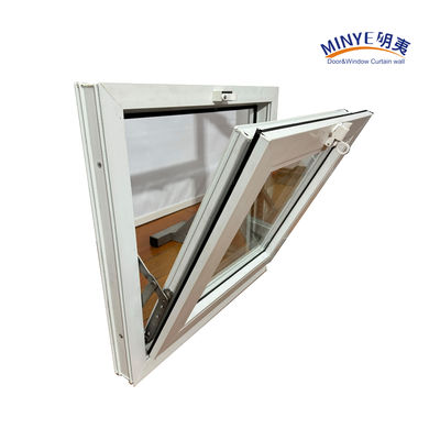 Finestra a doppia tempra in vetro UPVC in stile moderno per l'Australia