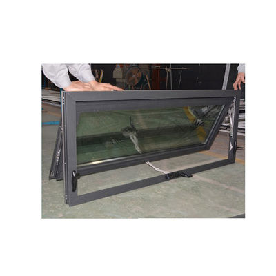 Swing Open Style Aluminium Bagno Finestre con Top Hang Design e Vendita di Rivestimento in Polvere