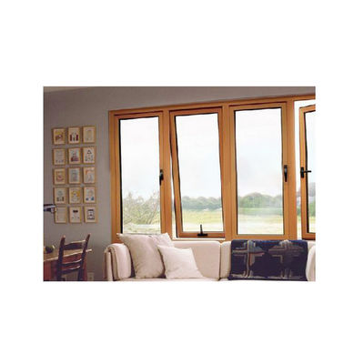 Swing Open Style Aluminium Bagno Finestre con Top Hang Design e Vendita di Rivestimento in Polvere