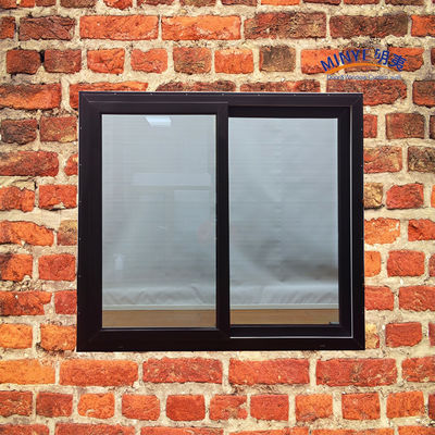 Moderna finestra scorrevole in UPVC con vetro a doppio colore e hardware tedesco
