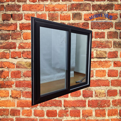 Moderna finestra scorrevole in UPVC con vetro a doppio colore e hardware tedesco