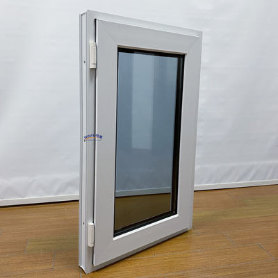America Design UPVC Swing Casement Window con doppio vetro e materiale in vinile