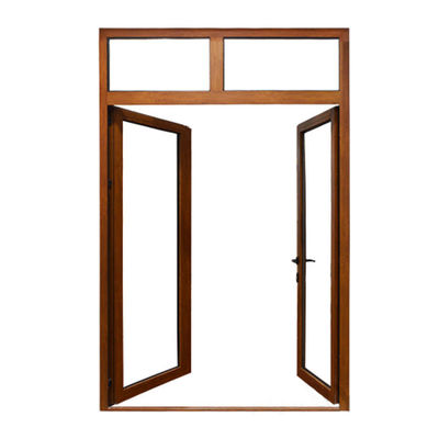 Finestre e porte in alluminio di colore legno per esigenze personalizzate