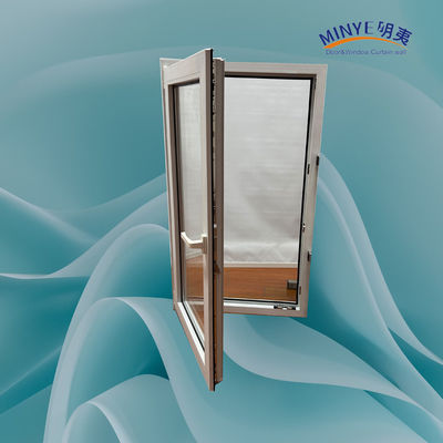 Kin Long Chinese Top Hardware PVC Tilt and Turn Window con vetro doppio temperato