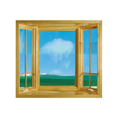 Le finestre in legno di alluminio di MINYE includono vetro temperato e personalizzabile.