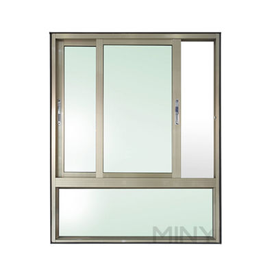 Stile di design postmoderno Sun Shade vetro finestre con profilo di alluminio standard 6063-T5