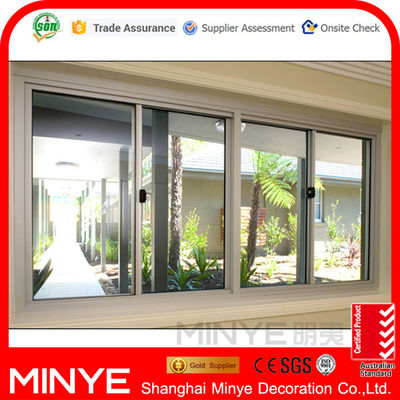 Stile di design postmoderno Sun Shade vetro finestre con profilo di alluminio standard 6063-T5
