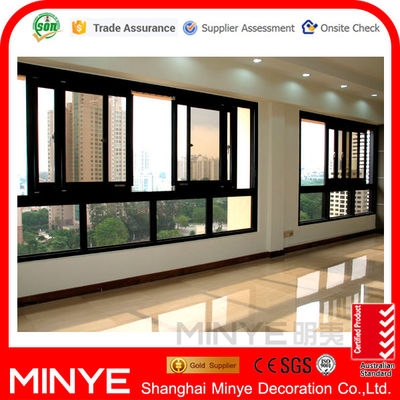 Stile di design postmoderno Sun Shade vetro finestre con profilo di alluminio standard 6063-T5