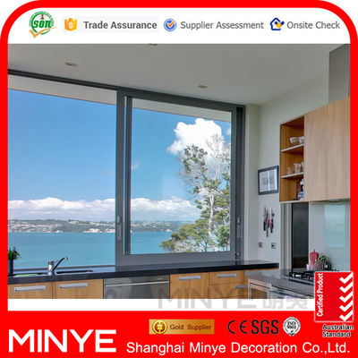 Stile di design postmoderno Sun Shade vetro finestre con profilo di alluminio standard 6063-T5