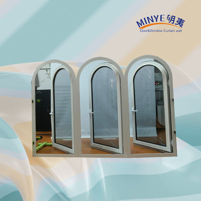 Finestra di casamento in UPVC di design moderno con buona resistenza alla corrosione e elevata resistenza