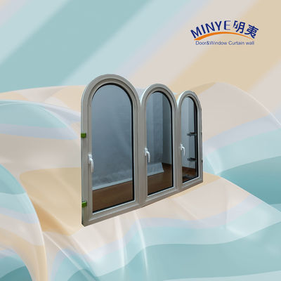 Finestra di casamento in UPVC di design moderno con buona resistenza alla corrosione e elevata resistenza