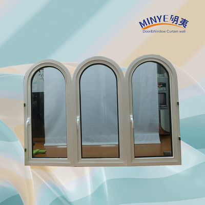 Finestra di casamento in UPVC di design moderno con buona resistenza alla corrosione e elevata resistenza