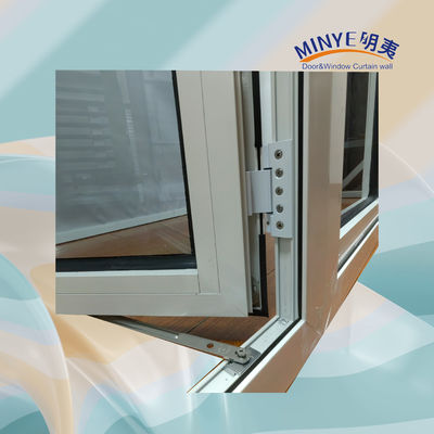 Finestra di casamento in UPVC di design moderno con buona resistenza alla corrosione e elevata resistenza