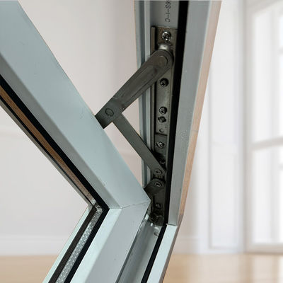 Finestra di casamento in UPVC di design moderno con buona resistenza al vento e hardware cinese di punta