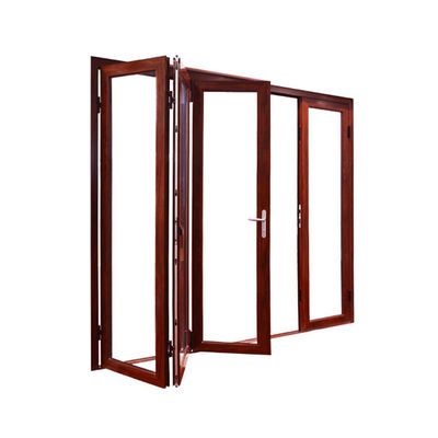 Isolamento acustico di 30-40DB di alluminio porte pieghevoli progettazione per grille casa esterno