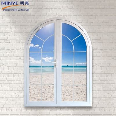 Hardware tedesco e materiale in lega di alluminio utilizzato per porte francesi ad arco in UPVC Porta principale di ingresso