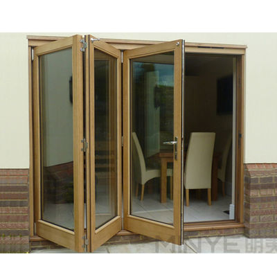 Alberghi Moderno Design Armadio in alluminio Accordione Vetro Porta bifold con cerniere pieghevole
