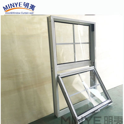 Finestra di alluminio a sospensione singola con vetro da 5 mm 9A 5 mm e spessore del profilo da 1,4 mm