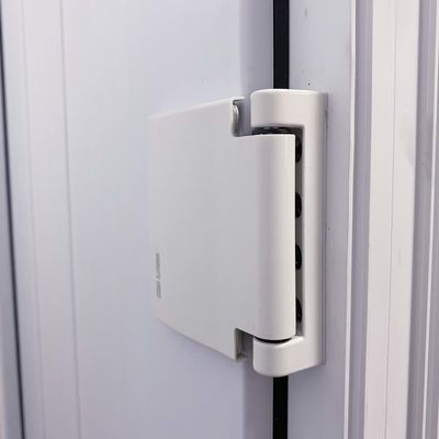 Porte principali in PVC in stile francese a vento impermeabile UPVC Verticale Porta a cerniera con porta in PVC