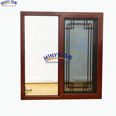 Finestra scorrevole in PVC con isolamento acustico con design moderno e reticolazione in fibra di vetro