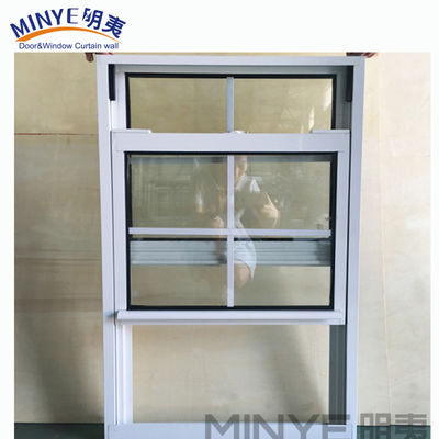 Aluminio legato finestre a doppio appeso per il bagno con apertura verticale stile America