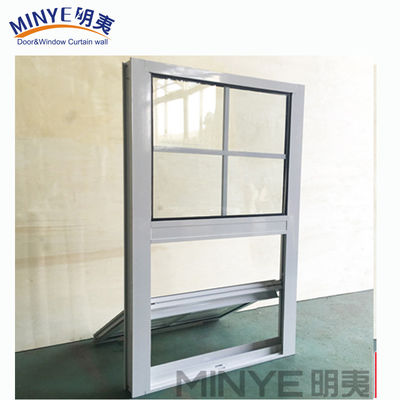 Aluminio legato finestre a doppio appeso per il bagno con apertura verticale stile America