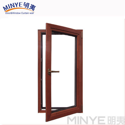 Rivestimento anodizzato o in polvere Finitura di alluminio in lega Casement Swing Windows a prezzi accessibili