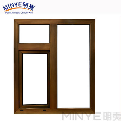 Rivestimento anodizzato o in polvere Finitura di alluminio in lega Casement Swing Windows a prezzi accessibili