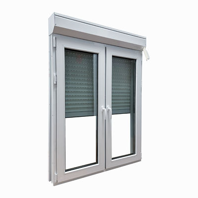 Finestra in PVC a profilo fisso scorrevole personalizzata con funzione di isolamento termico e persiana