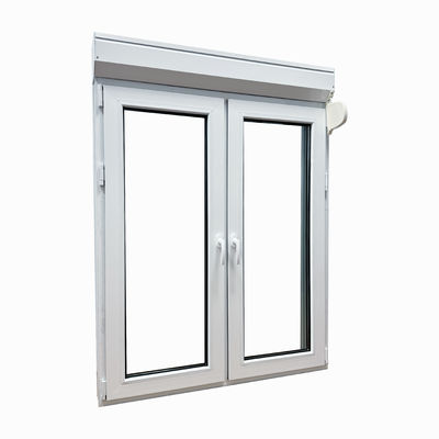 Finestra in PVC a profilo fisso scorrevole personalizzata con funzione di isolamento termico e persiana