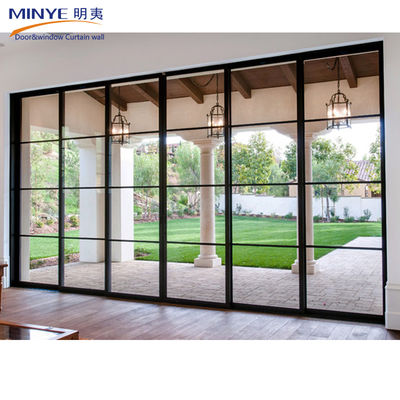 Materiale principale Aluminico allogio interno porta scorrevole di sicurezza personalizzata con fly screen