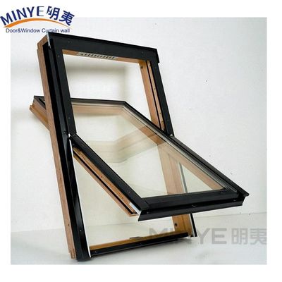 Verticale di apertura con vetrina in alluminio con un design bello e generoso