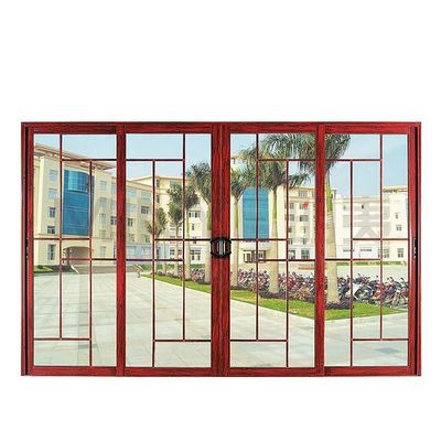 2.0 mm Spessore del profilo Vetro di alluminio moderno Finestre e porte scorrevoli per interni