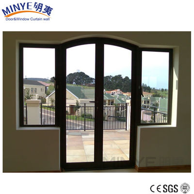 Salotto Isolamento calore e freddo Porta in vetro di alluminio Casement Color personalizzazione