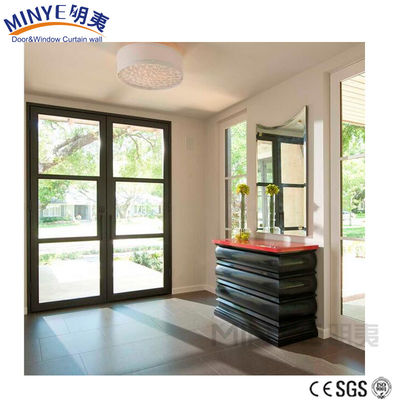 Salotto Isolamento calore e freddo Porta in vetro di alluminio Casement Color personalizzazione