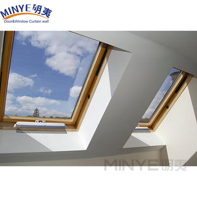 Finestrella in alluminio in tetto in stile francese impermeabile con lucernario elettrico Velux