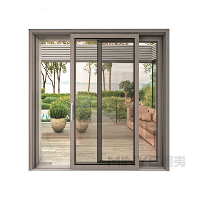 Porte in vetro di alluminio per case contemporanee e funzionali