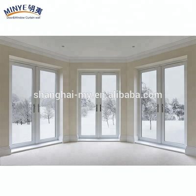 5MM 9A 5MM Glass Spec Aluminum Entrance Doors for Modern Iron Grill Glass Balcony Door