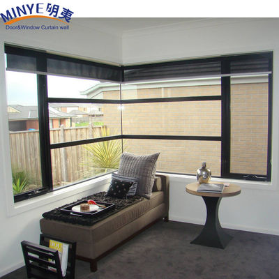 Cornice in lega di alluminio senza cuciture Finestre d'angolo rinforzate per un design moderno e elegante