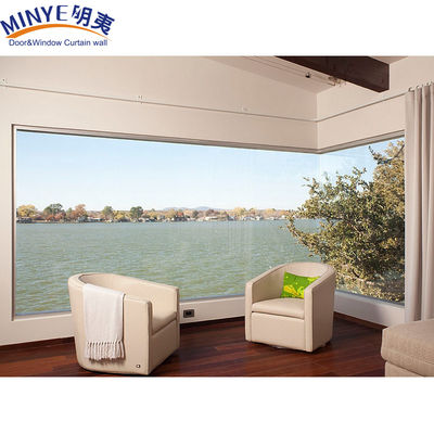 Cornice in lega di alluminio senza cuciture Finestre d'angolo rinforzate per un design moderno e elegante