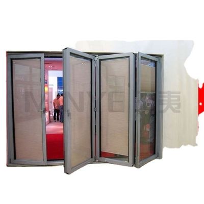 Profil Rehau Vinyl Design Porta pieghevole doppio temperato doppio vetro vetrato opzionale