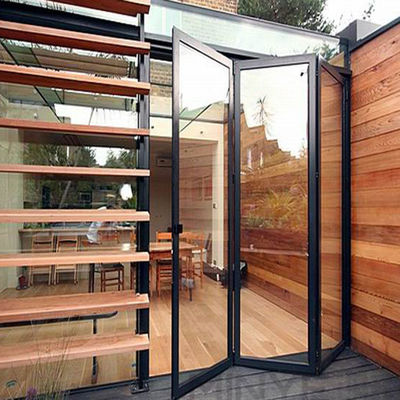 Porta di fisarmonica in vetro ripiegabile con design moderno e facile manutenzione