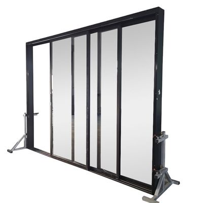 Porta scorrevole in vetro di alluminio finita in stile di design moderno per la porta del patio di sicurezza