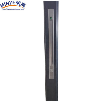 Porta scorrevole in vetro di alluminio finita in stile di design moderno per la porta del patio di sicurezza