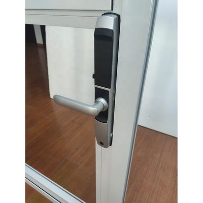 Porta di vetro in alluminio a chiusura con password